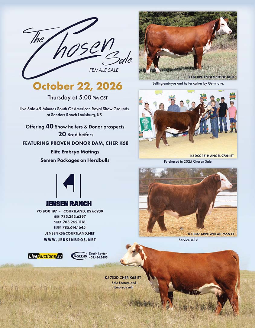 Jensen Ranch The Chosen Sale
